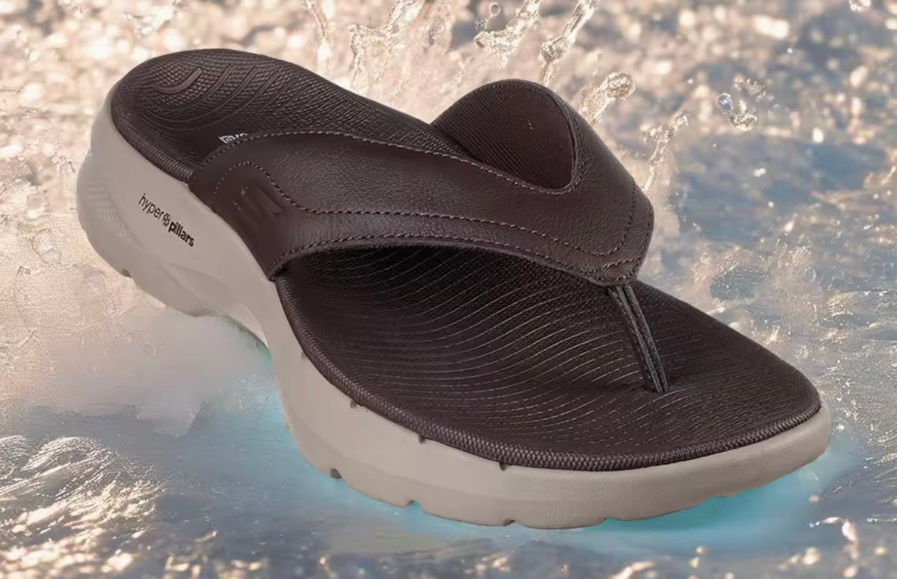 Skechers Men Summer Parsdise GOwalk 6 Slippers Sandals Shoes