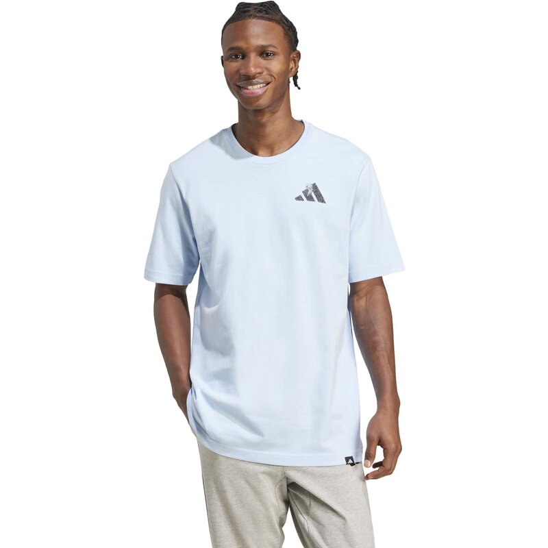 Adidas Men's Yay Sports Verbiage Graphic Shirt